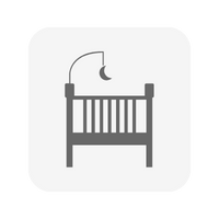 An icon of a cradle in carlingford preschool.